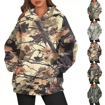 Женская толстовка с длинным рукавом и круглым вырезом Повседневная удобная свободная легкая женская толстовка XXL