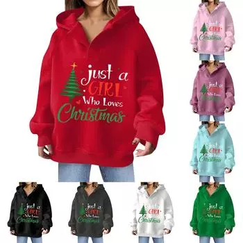 Женская толстовка с длинным рукавом и V-образным вырезом, повседневная, с капюшоном и карманом S