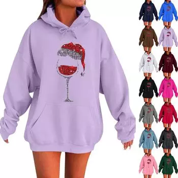 Женская толстовка с длинными рукавами, свободная, с заниженными плечами, с капюшоном, из плюша L коричневый