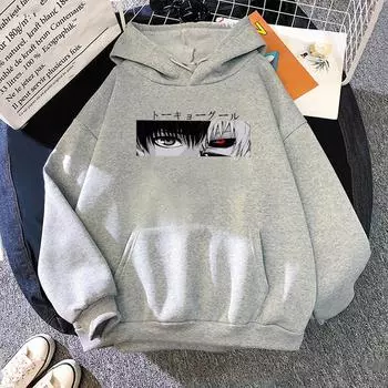 Женская толстовка с длинными рукавами Tokyo Ghoul Kaneki Ken Eyes, пуловер с графическим аниме и принтом, женская одежда S