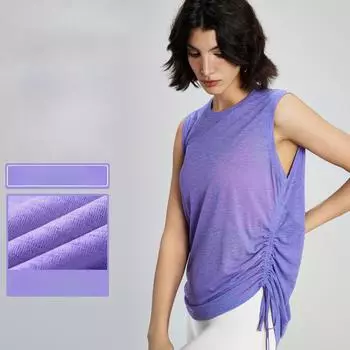 Женская толстовка с капюшоном Cool Yoga Top Fitness без рукавов Sports Tank Top S