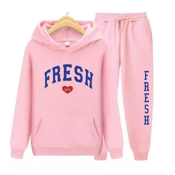 Женская толстовка с капюшоном европейского размера плюс модная спортивная толстовка с принтом, осенне-зимний флисовый утеплитель с капюшоном S