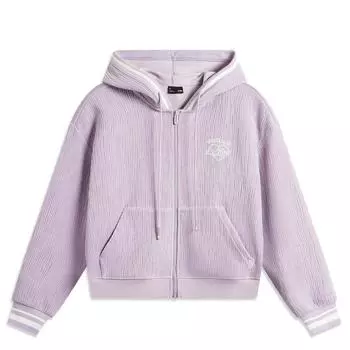 Женская толстовка с капюшоном и длинными рукавами Li Ning Sports Trend Series Twilight-Purple AWDU682-4 S