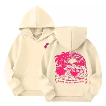 Женская толстовка с капюшоном и градиентным принтом, с длинными рукавами, свободная женская толстовка, толстовка 110