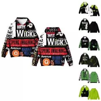 Женская толстовка с капюшоном и градиентным принтом, с длинными рукавами, свободная женская толстовка, толстовка 120