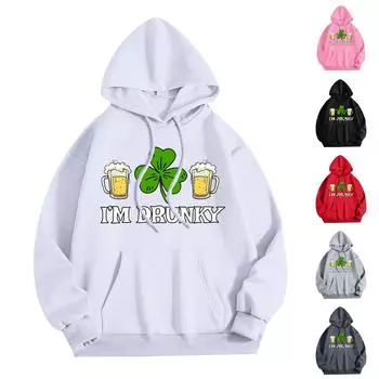 Женская толстовка с капюшоном и круглым вырезом, длинными рукавами и цветочным принтом XXL