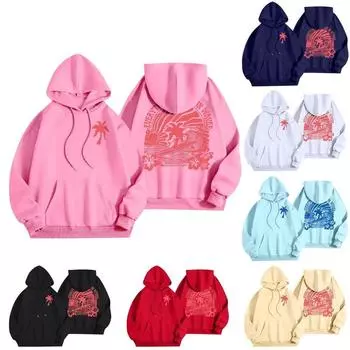 Женская толстовка с капюшоном и открытыми плечами, с капюшоном и прошитым рукавом S красный