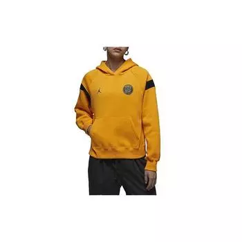 Женская толстовка с капюшоном Jordan Paris Saint-Germain с однотонным логотипом, желтый DV2836-705 L