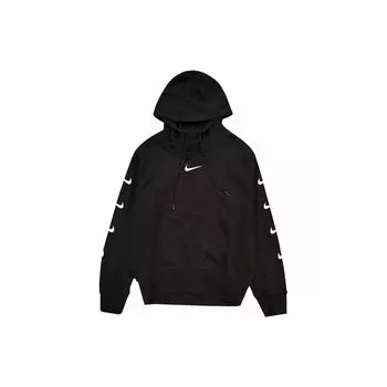 Женская толстовка с капюшоном Nike Knit Logo, черные, CD9032-010 S