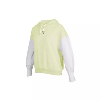 Женская толстовка с капюшоном Nike Sportswear Icon Clash с вышитым логотипом и цветными блоками, ледяно-зеленый, желтый DD5053-303 L