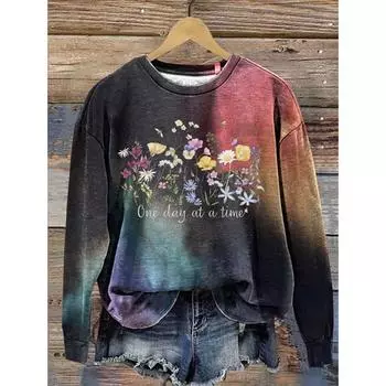 Женская толстовка с капюшоном, повседневная толстовка с длинными рукавами, толстовки с 3d принтом, женская толстовка с круглым вырезом, пуловеры с длинными рукавами, женская одежда, топы S