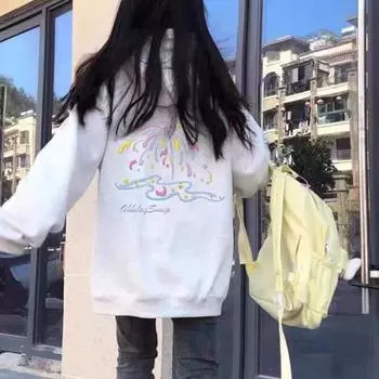 Женская толстовка с капюшоном с буквами и надписью «Фейерверк», простой теплый пуловер с капюшоном для женщин и мужчин XL абрикосовый