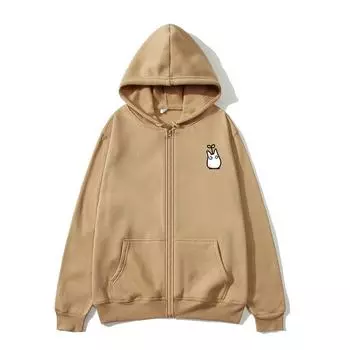 Женская толстовка с капюшоном Studio Ghibli Hoodie Totoro Zip Hoodie Oversized Hoodies Studio Ghibli Hoodie Totoro Zip Sweatshirt Women Hoodie S