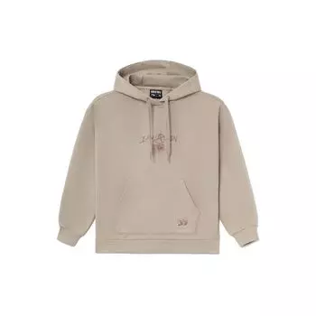 Женская толстовка с капюшоном свободного покроя Li-Ning Badfive Series, серая AWDS152-4 S