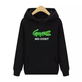 Женская толстовка с милым принтом, модный пуловер, толстовка с длинным рукавом, повседневные спортивные женские топы с круглым вырезом, осенняя одежда с капюшоном XXXL