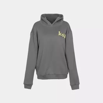 Женская толстовка с принтом алфавита In Woman XL серый