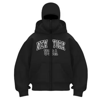 Женская толстовка Y2K Gothic Harajuku Double Hoodie, зимняя мужская толстовка New York USA Print, эксклюзивная мода на официальном сайте S