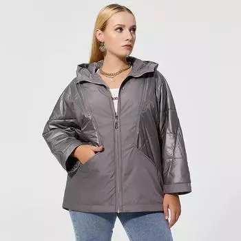 Женская тонкая хлопковая куртка Astrid, ветрозащитное пальто на молнии с капюшоном, парка-топ L
