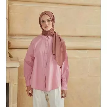 Женская тонкая шаль Рио с рисунком сушеной розы