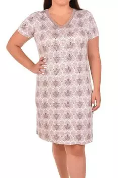 Женская туника, ночная рубашка с короткими рукавами, лайкра