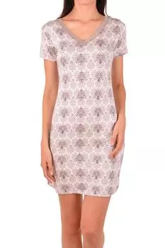 Женская туника, ночная рубашка с короткими рукавами, лайкра