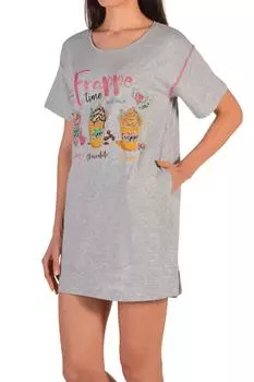 Женская туника с коротким рукавом