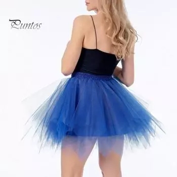 Женская юбка из тюля 1950-х годов, винтажная балетная пачка для взрослых, пышная юбка-пачка для принцессы, нижняя юбка, танцевальное платье для косплея, вечеринки, карнавала чёрный