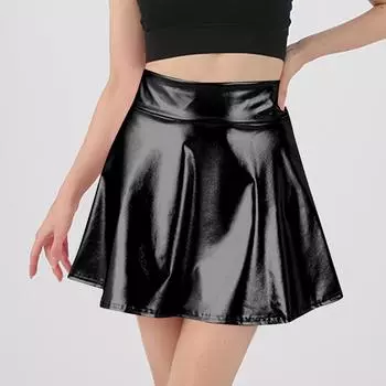 Женская юбка-зонтик Bright Face с высокой талией L чёрный