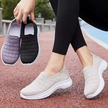 Женская удобная, модная, дышащая и повседневная спортивная обувь 41 чёрный