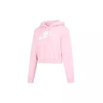 Женская укороченная худи Nike NSW Club Fleece GX розового цвета DQ5851-690 XL