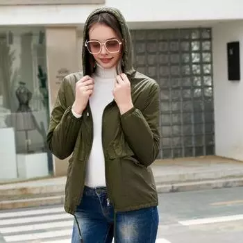 Женская уличная куртка-дождевик из сетки, тонкое свободное покройное повседневное пальто для кемпинга, пешего туризма S армия зеленый