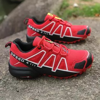 Женская уличная походная обувь, женская легкая износостойкая походная обувь для альпинизма, водонепроницаемая кожаная спортивная обувь большого размера 36 розовый