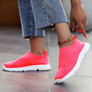 Женская уличная повседневная обувь. Парные сезонные кроссовки. Самая удобная женская походная обувь. Кроссовки на плоском каблуке. 41 чёрный