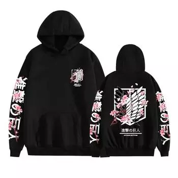 Женская унисекс-толстовка с капюшоном Attack on Titan Hoodie Hoodie XXXXL