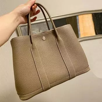 Женская универсальная сумка-тоут из натуральной кожи TOGO - большая ручная сумка, садовая сумка, сумка для покупок, сумка-ведро