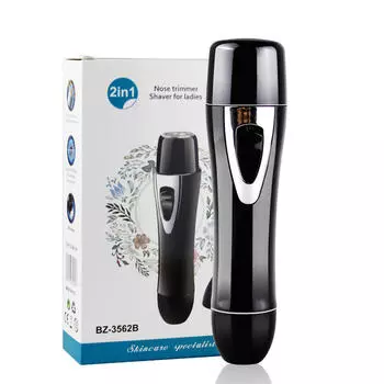 Женская USB-бритва, перезаряжаемая электрическая женская мини-бритва для бритья волос в носу None белый