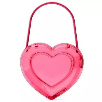 Женская вечерняя сумка, акриловые кошельки, стильная сумка в форме сердца, клатч, мини-сумка для повседневного офисного использования, уникальная прозрачная сумка