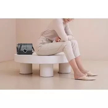 Женская вечерняя сумка через плечо для девочек, черная 7 x 2 x 6 in чёрный