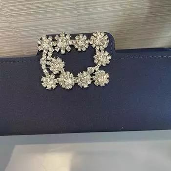 Женская вечерняя сумочка-клатч с клапаном, атласная сумка через плечо, сумка на свадьбу, выпускной, вечеринку, кошелек со съемной цепочкой