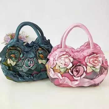 Женская вечерняя сумочка, кошелек для телефона, кружевная сумочка в этническом стиле, ручная работа, цветочный чеонгсам розовый