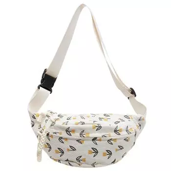 Женская вельветовая поясная сумка с регулируемым ремнем на груди, на молнии для путешествий и спорта A