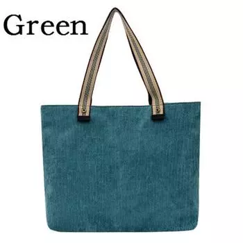 Женская вельветовая сумка через плечо, холщовые сумки через плечо, сумки-тоут, сумки-мессенджеры для девочек