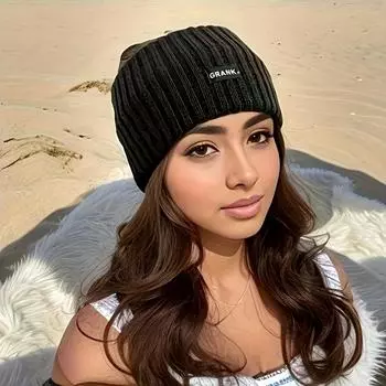 Женская велюровая вязаная повязка на голову, уютная согревающая уши повседневная повязка, модный вязаный аксессуар для волос, на Рождество