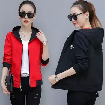 Женская верхняя одежда Куртки женские ретро-куртки-бомберы на молнии Повседневные пальто больших размеров XXXXL красный