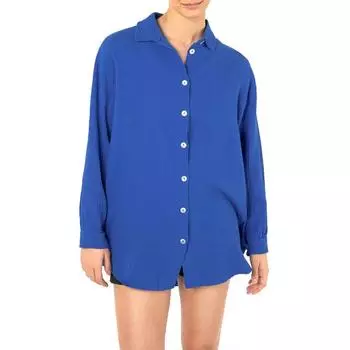 Женская верхняя рубашка с лацканами и пуговицами, осенняя однотонная свободная блузка с пузырьками и длинными рукавами S белый