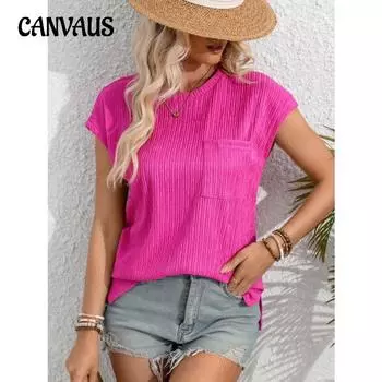 Женская весенне-летняя повседневная футболка с круглым вырезом, топ S белый