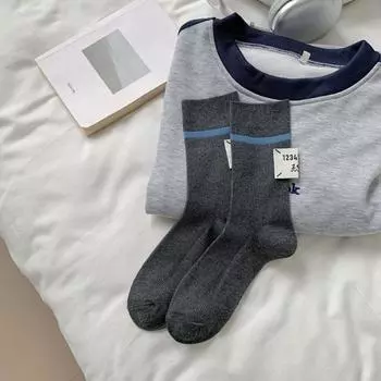 Женская весенне-летняя тонкая тканевая этикетка, вышитая верхняя одежда, носки-гольфы 1 pair