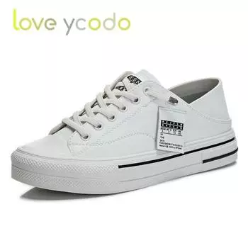 Женская весенне-осенняя модная повседневная обувь ручной работы из натуральной кожи с низким берцем 43 белый