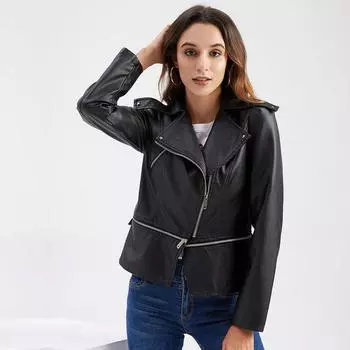 Женская весенне-осенняя съемная универсальная куртка с отложным воротником и длинными рукавами на молнии S-3XL 3XL абрикосовый