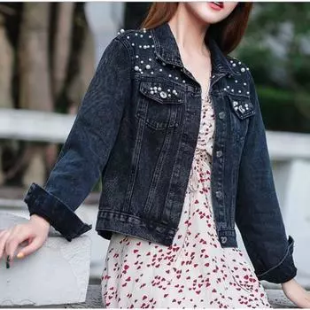 Женская весенне-осенняя свободная куртка с длинными рукавами, повседневная куртка больших размеров 5XL